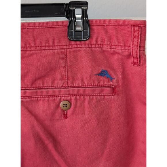 Men's Tommy Bahama Relax Casual Shorts Red Size 38 - Picture 10 of 10